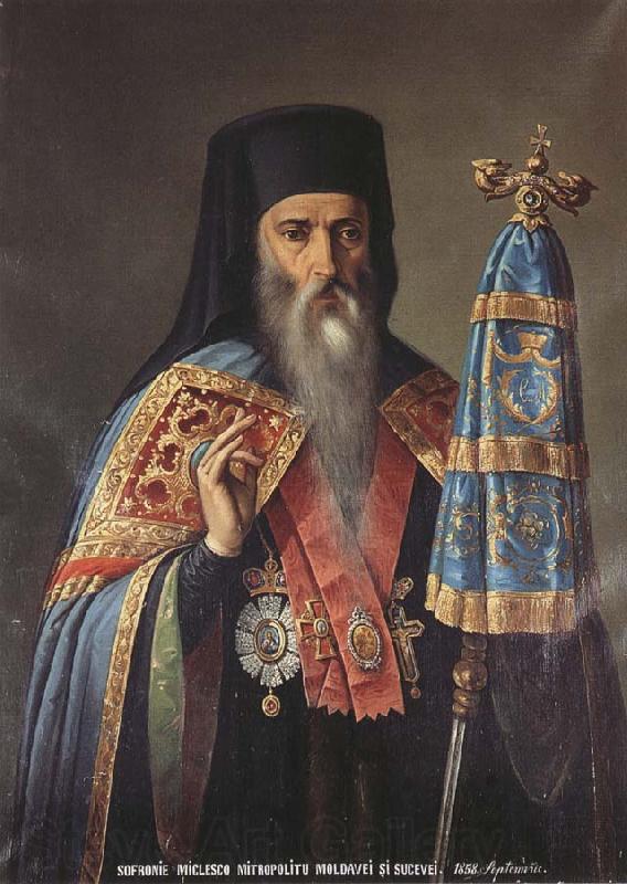 Nicolae Grigorescu The Metropolitan Bishop Sofronie Miclescu